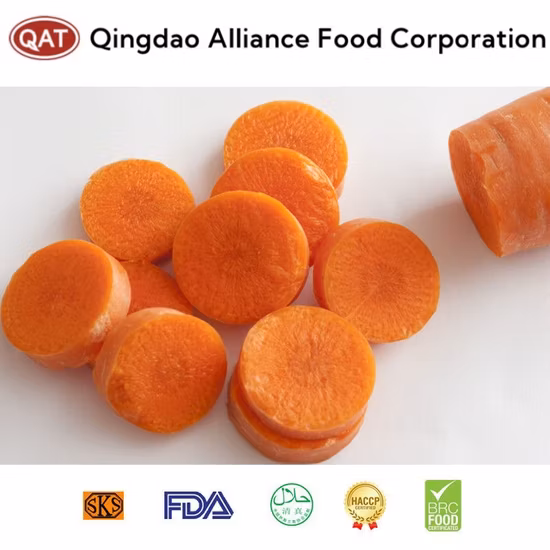 Export Standard Frozen Sliced Carrot